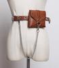 Riñonera con cinturón para mujer, mini bolso pequeño personalizado con cadena, decorativa, fina, con sello de cintura, moderna, a la moda