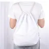 Mochila Tie-Dye Bolsa de Lona de Algodón Puro Bolsa con Cordón Bolsa Lisa Actividades para Niños y Padres Enseñanza Bolsa Tie-Dye Hecha a Mano Batik