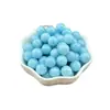 Turmalina Azul Suave Ligera Cuentas Redondas Calcedonia Hielo Ceroso Venta al por Mayor Cuentas Sueltas Accesorios Cuentas para Joyería Pulsera DIY Collar Cristal