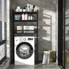 Estante de Almacenamiento Encima de Lavadora de Tambor Lavadora Doméstica Gabinete de Almacenamiento de Múltiples Niveles Gabinete de Almacenamiento Multifuncional para Baño