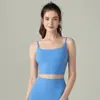 Nuevo Estilo Camisola de Sensación Desnuda Espalda Hermosa en Forma de U Sujetador Deportivo Bra para Yoga Correr Top sin Mangas de Fitness Ropa de Yoga