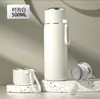 Taza térmica muy atractiva para hombres y mujeres, gran capacidad, acero inoxidable 316, hervidor con separación de té y agua, taza de regalo personalizada para negocios