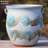 Mago Carnudo Pilha Velha Vaso de Flores Alta Respirável Grés, Planta de Flor Varanda Simples, Zisha Cerâmica Grande Vaso de Cerâmica