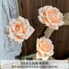 Nueva flor artificial de champán para el hogar, sala de estar, mesa de centro, exhibición de flores, boda, fondo de boda, decoración de pared, flor falsa