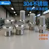 Silenciador Neumático de Acero Inoxidable 304 Cabeza Plana Cabeza Larga Silenciador de Escape 316 Accesorios con Factura, Conexión Roscada Directa