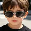 Gafas de Sol para Niños Estilo Yk Milenio Transfronterizas Marco Ovalado Gafas de Sol Sombrilla para Fotografía Exterior de Bebés Protección UV