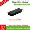 30 * 80 quadrado tubo plugue plástico plugue fábrica fornecimento direto atacado aço inoxidável quadrado tubo plugue interno plugue cadeira antiderrapante pé almofada