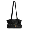 Bolsa de Ombro Pu Moda Coreana Outono e Inverno 2025 Nova Bolsa Feminina Retro de Grande Capacidade Bolsa Tote Versátil e Moderna