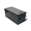 Batería de Litio Desmontable 12V200Ah Carcasa de Plástico Tornillo de Bloqueo Buen Rendimiento Impermeable Batería Abs Completamente Nueva