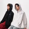 Sudadera Cardigan Bordada con Copos de Nieve de Peso Pesado para Mujeres y Hombres, Sudadera con Capucha Holgada Oversize de Primavera con Diseño Único
