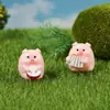Enfeites Criativos, Enfeites de Micro Paisagem de Leitão Feliz, Artesanato de Resina de Leitão Fofo, Pequenos Enfeites para Desktop e Veículo