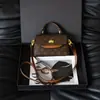 Bolsa Cruzada de Hombro Único Moda Estampado Retro Más Vendida Nueva Primavera/Verano 2026 Bolso Cuadrado Pequeño de Mano Transfronterizo para Mujer