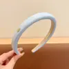 Diadema azul de corona alta modelo 2026 para uso diario, diadema para mujer para lavarse la cara, accesorio para el cabello elegante y sofisticado