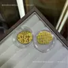 Adesivo de Telefone Ouro Puro 999 2mg Shuibei Adesivo Popular Dourado para Traseira de Telefone Loja de Ouro Transmissão ao Vivo Pequenos Presentes Físicos Varejo
