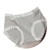 Calcinha Feminina Antibacteriana 10A, Tipo A, Algodão Não Tingido, Com Forro Antibacteriano Estendido de 16cm, Calcinha Feminina 100% Algodão