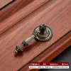 Maçaneta Estilo Antigo em Bronze Antigo, Porta de Armário Gaveta Estilo Europeu Liga de Zinco Móveis Simples para Guarda-Roupa Armário Maçaneta Única Verde Antiga