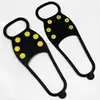 Crampones de Acero de 6 Dientes, Cubrezapatos Antideslizantes, Fáciles de Usar para Viajar en Zonas Nevadas, Pesca, Escalada al Aire Libre, Garras Antideslizantes para Zapatos