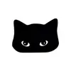 Transfronteiriço 2024 Novo Preto Novidade Gato Casa Artesanato em Madeira Enfeites Criativos Decorações de Mesa