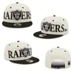 2025 Nuevo Sombrero del Equipo Raiders Estilo Vaquero Marca Transfronteriza de Moda Sombrero Bordado Coreano Gorra de Béisbol Gorra de Rugby