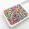 Cuentas de Vidrio de 4 mm Cuentas Pequeñas de Arroz Pulsera de Abalorios Hecha a Mano Collar Accesorios DIY Hechos a Mano Material Accesorios Decorativos Esmerilados