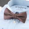 Traje formal para hombre casual británico coreano poliéster doble corbata de moño fabricantes de corbatas de moño de moda en stock