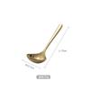 Cuchara de Sopa Profunda y Engrosada de Acero Inoxidable Estilo Coreano Cuchara de Cabeza Grande Cuchara de Mesa Grado Alimenticio Diario Doble Uso para Sopa y Olla Caliente