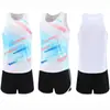 Conjunto de Ropa de Atletismo para Hombres y Mujeres, Ropa de Entrenamiento Fitness, Chalecos, Ropa Infantil, Carreras de Distancia Corta, Maratón, Ropa Deportiva para Examen Físico y Competición