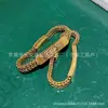 Pulsera de Acero de Titanio del Dios de la Riqueza de Cinco Caminos con Loto y Cinco Escrituras, Pulsera de Acero Inoxidable con Sutra del Corazón y Cierre Magnético, Pulsera para Hombre y Pareja