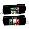Estuche con Cremallera de Anime Estuche para Lápices Wen Hao Perro Salvaje Hermosa Chica Guerrero Dragon Ball Hombre Motosierra JOJO Qi