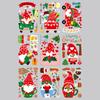 Novos Adesivos Eletrostáticos de Desenho Animado de Natal Papai Noel SKJD2315 Layout de Cena para Vidro de Janela Adesivos de Parede Decorativos