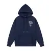 Sudadera con cremallera bordada Stussy x NK Cruzada Conjunto casual deportivo con felpa Juego de joggers holgados