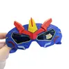 Bonitas Gafas de Sol Polarizadas para Niños con Diseño de Mecha Robot de Dibujos Animados Chico Genial Gafas de Sol de Silicona Alta Definición Anti-UV