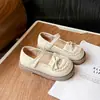 Zapatos Mary Jane de Cuero para Niñas Otoño Nuevo Estilo Lazo Suela Suave Zapatos de Princesa Zapatos Individuales para Niños Pequeños Negro Blanco Zapatos Infantiles