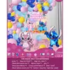 Ins Juego de Globos para Decoración de Cumpleaños Niños Niñas Fiesta de Cumpleaños de Bebé Accesorios para Disfrazar Escena