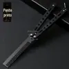 Venda Direta da Fábrica Faca Borboleta Faca de Treinamento Faca de Prática Faca Dobrável Aço Inoxidável Faca Ornamental Portátil Faca de Mão Sem Lâmina