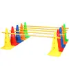 Barril grueso de 50 cm con agujero y logo, pagoda grande de 20 pulgadas, valla de entrenamiento de fútbol, cono de entrenamiento de bloqueo de carretera, obstáculo
