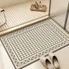 Esterillas para Pies de Secado Rápido y Resistentes a Manchas al por Mayor para Entradas de Baño en Casa, Esterillas de Piso Simples Antideslizantes Absorbentes de Agua de Tierra de Diatomeas para Baños