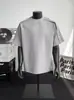 Camiseta de algodón patchwork Mamba de manga corta para hombre, nueva marca de moda de verano 2026, diseño de hombro normal, top de corte holgado