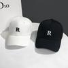 Gorra Moda Mujer 2021 Nueva Letra R Sombrero Celebridad de Internet ins Primavera y Verano Coreana Casual Parasol Gorra de Béisbol Hombre