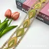 Novos Acessórios Bordados de Roupas Estilo Étnico Corda de Cânhamo Renda Bordada Contas Fio Fita Gota d'Água Acessórios DIY