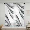2 Peças de Telas para Janela Fornecidas por Fabricantes para Amazon Transfronteiriça Cortinas e Telas para Janela de Tecido com Impressão Digital 3D