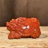 Adornos de Tortuga Dragón Tallados en Ébano Talla en Madera Maciza Escritorio del Hogar Artesanía Rica de Tortuga Dragón Regalos