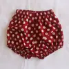 Shorts Abiertos de Lunares Combinan con Todo Ropa Exterior Vestido de Verano 100% Algodón Moda para Niñas Bebés 6-12 Meses 1-2-3 Años