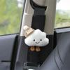 Bonita funda para cinturón de seguridad de coche con diseño de nube, ideal como decoración para el hombro, ideal para las cuatro estaciones, universal para mujer.
