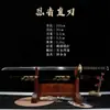 Cidade de Longquan Zhoujiang Espada Espada Longa de Peça Única Espada Reta Ninja Lâmina Japonesa Espada Iai Presente Comércio Exterior Sem Fio