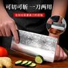 Cuchillo de cocina forjado a la antigua para comercio exterior al por mayor, para uso doméstico, cocina, restaurante, especial para chef, corte, doble uso para cortar carne, entrega de una pieza
