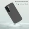 Adequado para a capa do telefone Samsung S25 FE, transparente, fina e amigável à pele LeReach