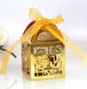 Vendas Amazon casamento laser oco pássaro caixa de doces Europeu chocolate caixa de doces em estoque atacado