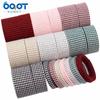 Baodong Accesorios para el Cabello DIY Accesorios para Ropa Tela de Algodón y Lino con Rayas de Espiga y Lazos Tejido de Cinta Hecho a Mano