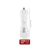 Botella de condimento para pimienta de fábrica con molinillo manual de grosor ajustable, utensilio de cocina transparente de acero inoxidable en stock